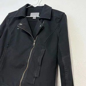 Anthropologie Marrakech Black Moto Jacket Womens Small